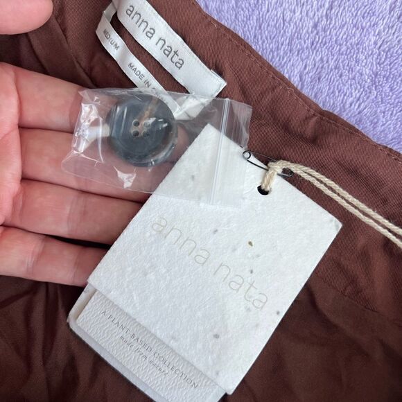 ANNA NATA NEW WITH TAGS Courtney Skirt in Sepia Brown size Medium - Picture 8 of 8